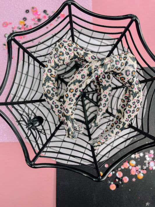 Bat Cheetah Knotted Headband For Girls & Women