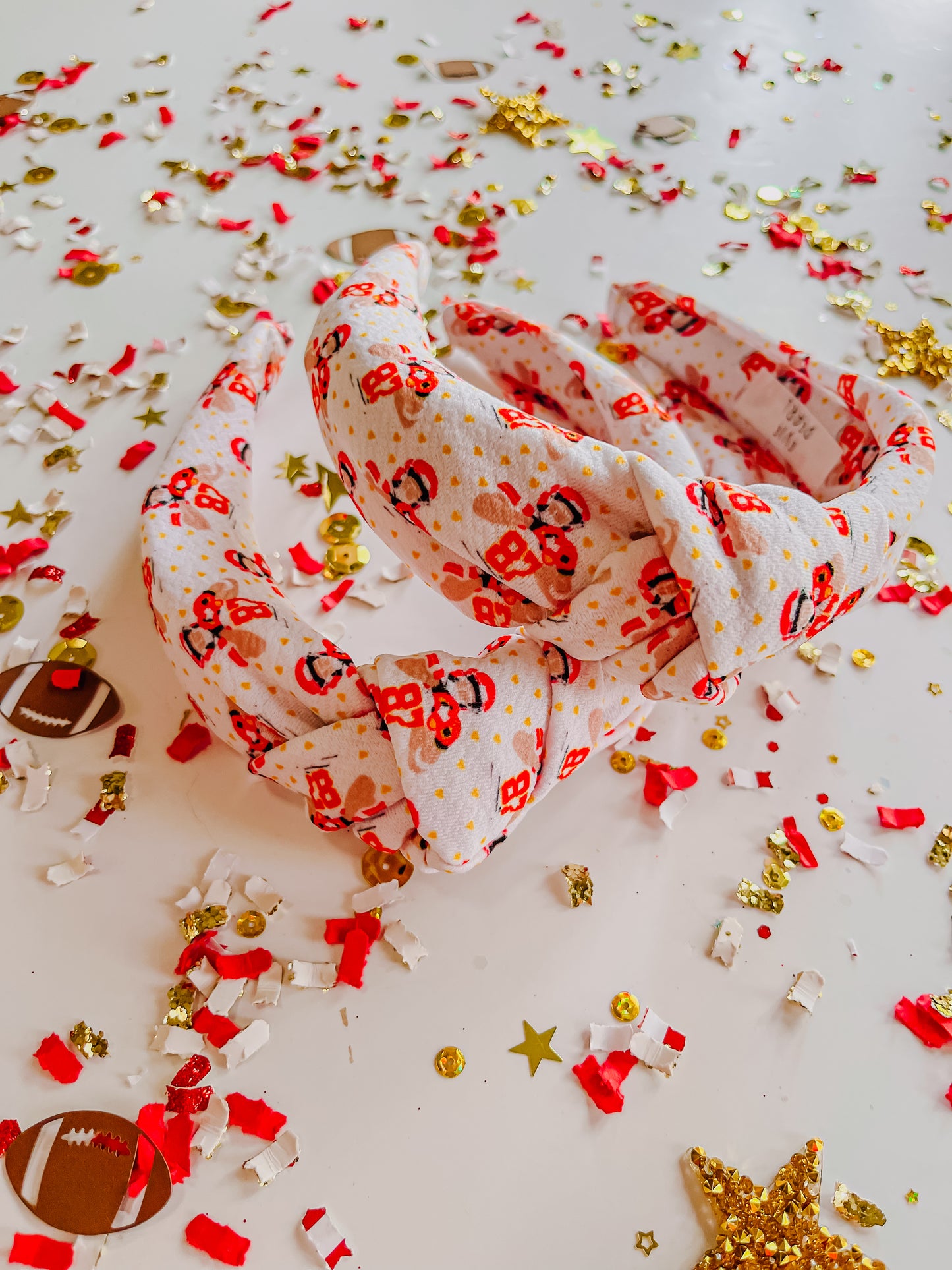 87 Heart Hands Knotted Headband R2S