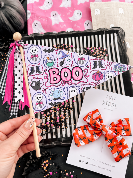 👻 Spooky Cute Halloween Printable Bundle | Flags + Gift Tags
