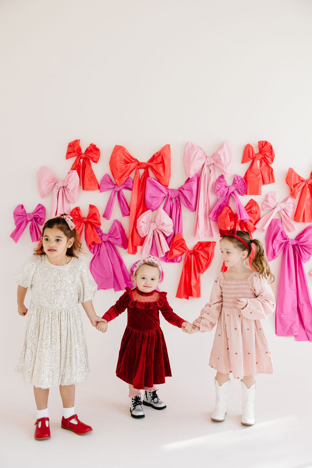 Valentine Bows on Bows Knotted Headband