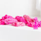 Hot Pink Ribbed Oversized Scrunchie