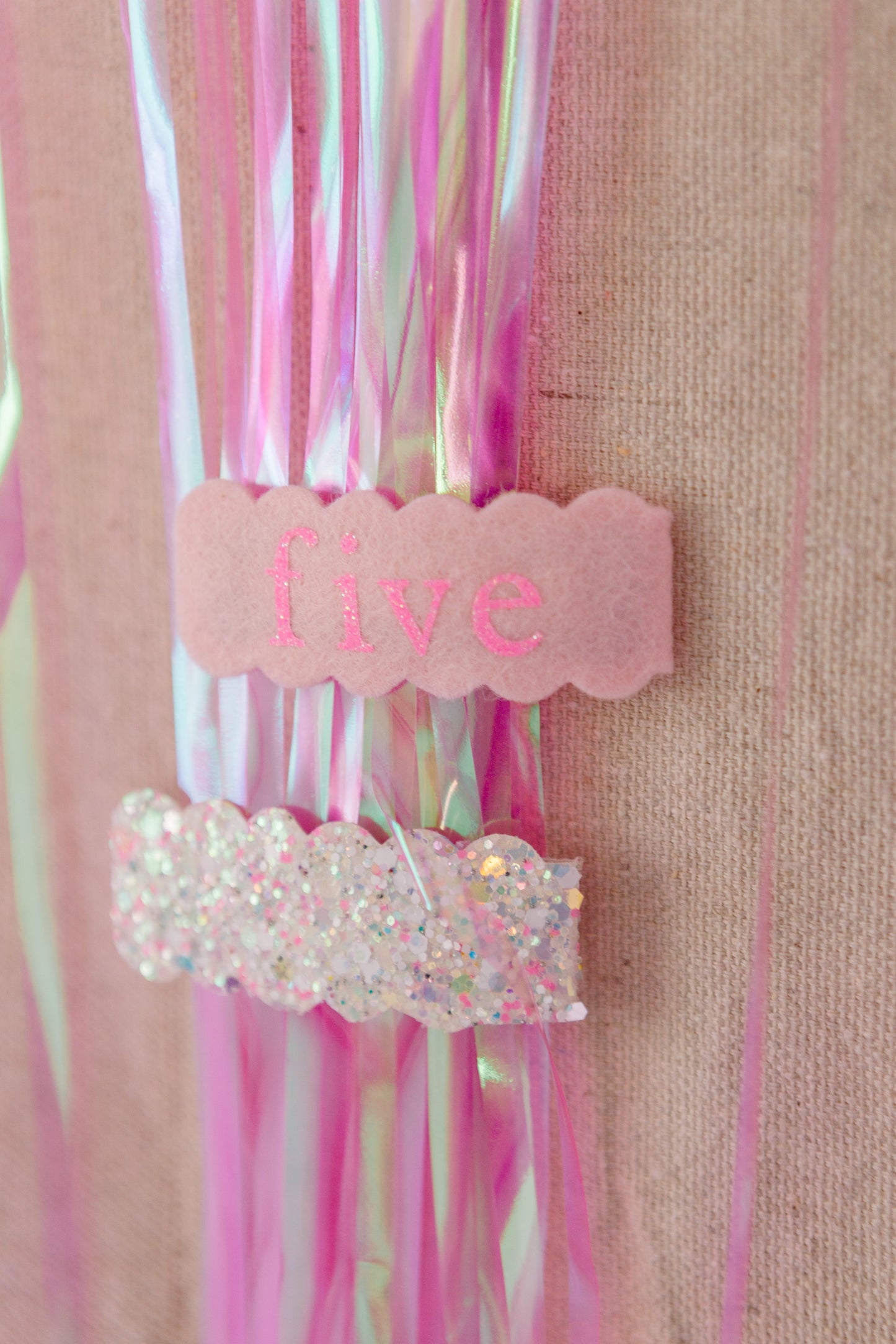 “One” Birthday Snap Clip Set