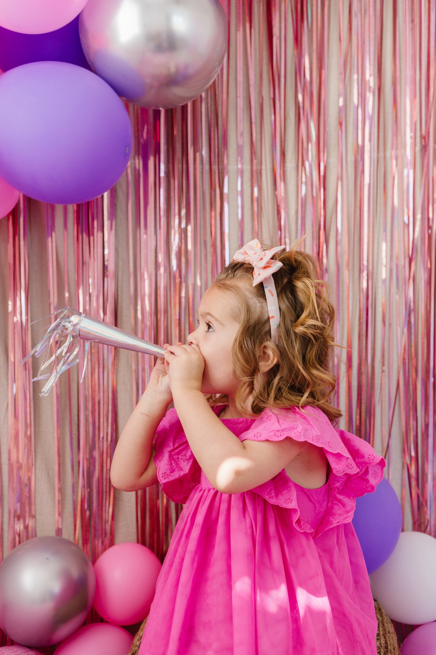 PREORDER: Pink Sprinkle Bow Headband