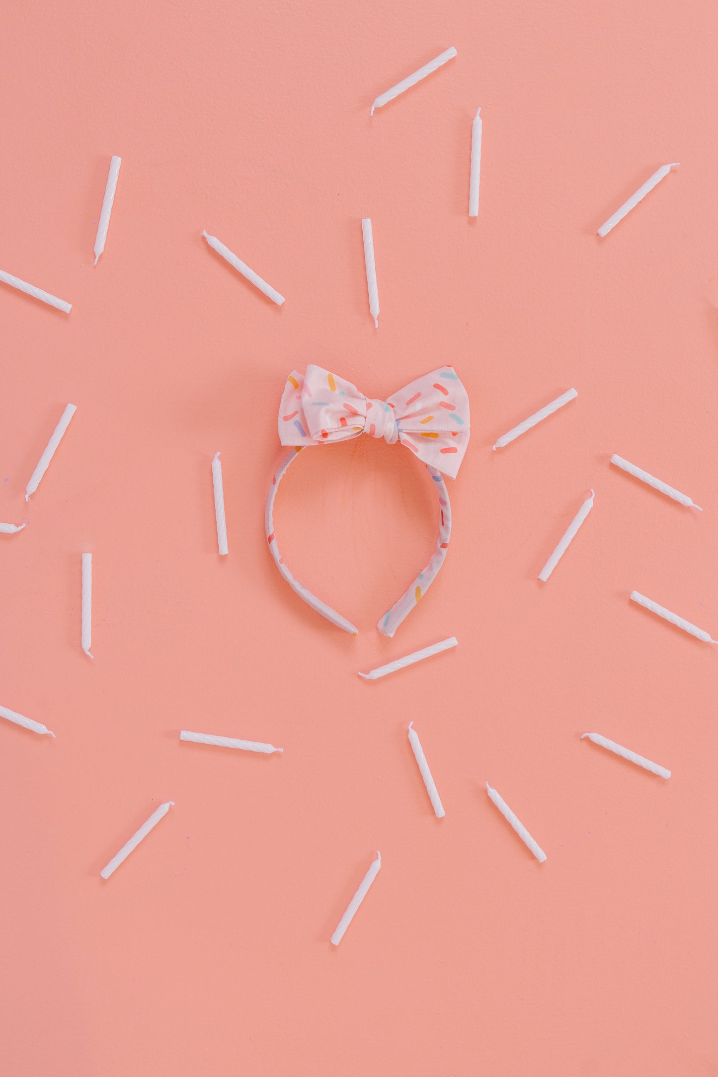 PREORDER: Pink Sprinkle Bow Headband