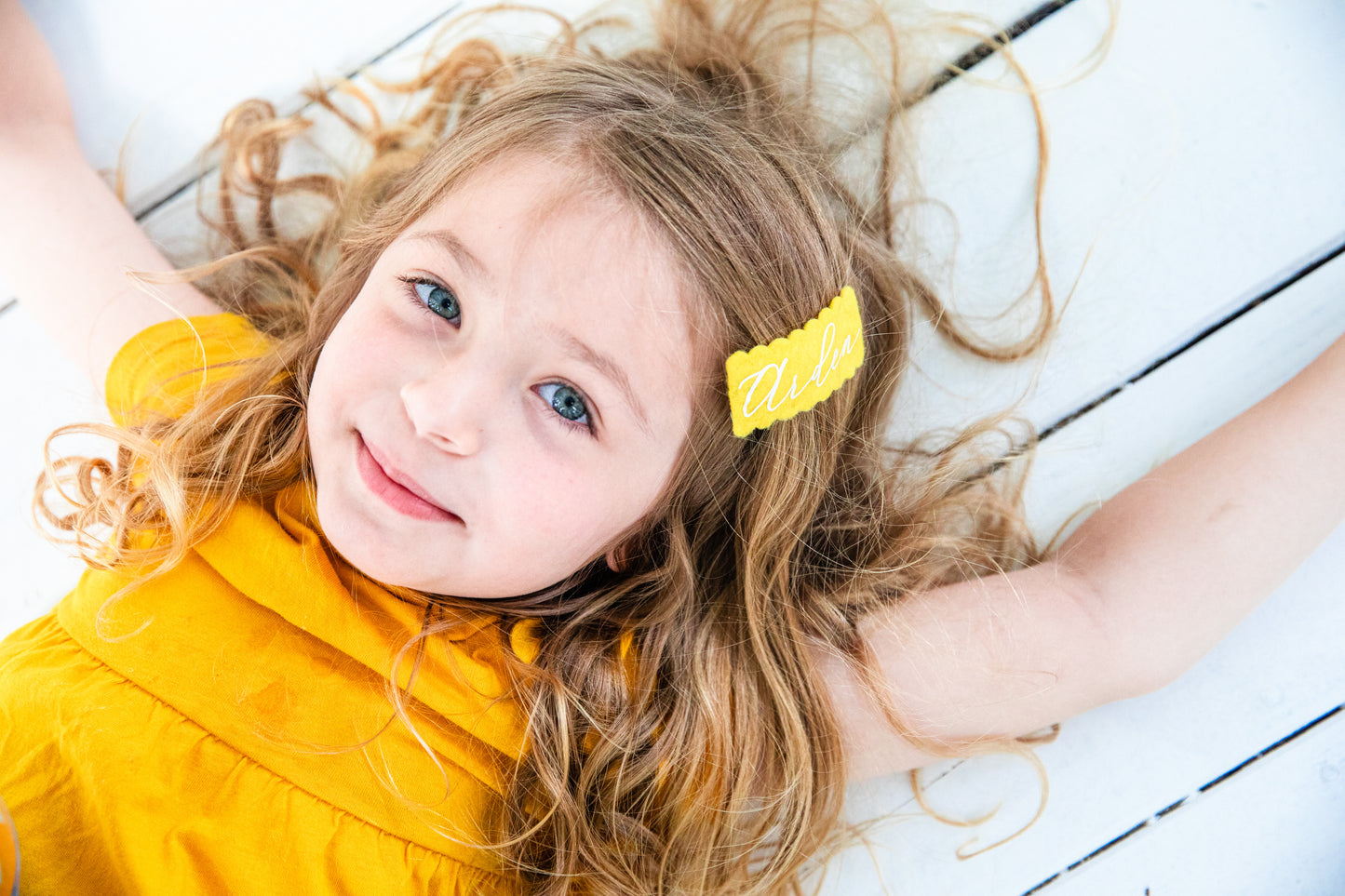 Personalized Snap Clip Hair Barrettes For Girls