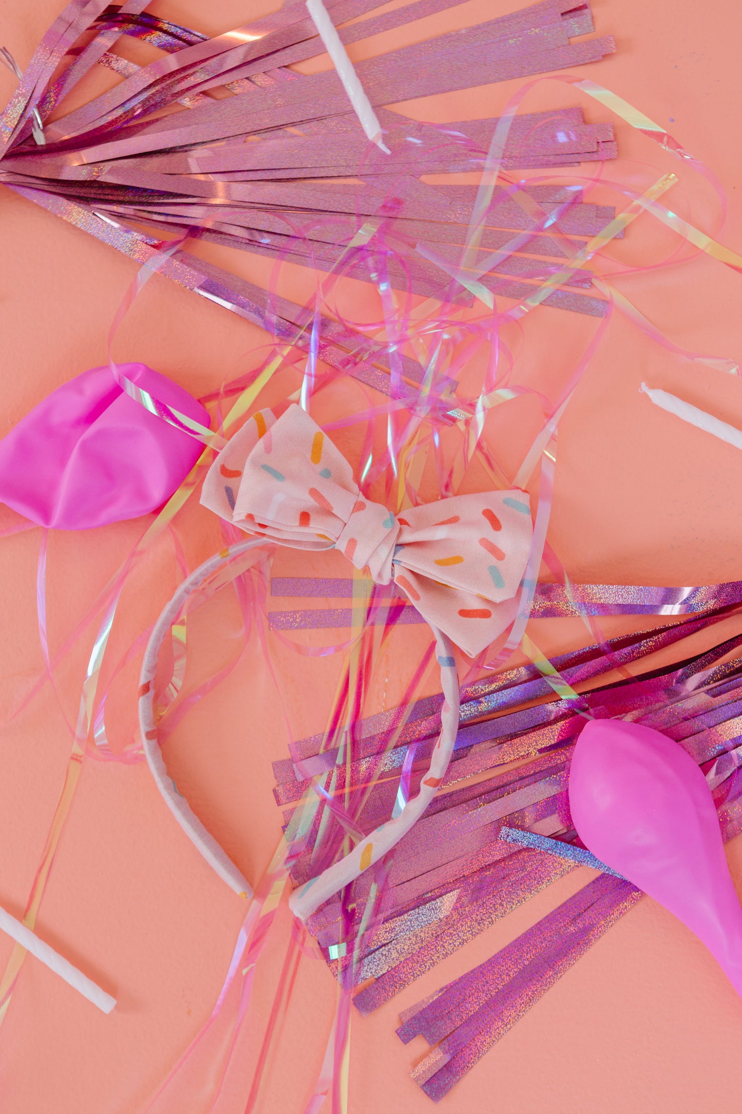 PREORDER: Pink Sprinkle Bow Headband
