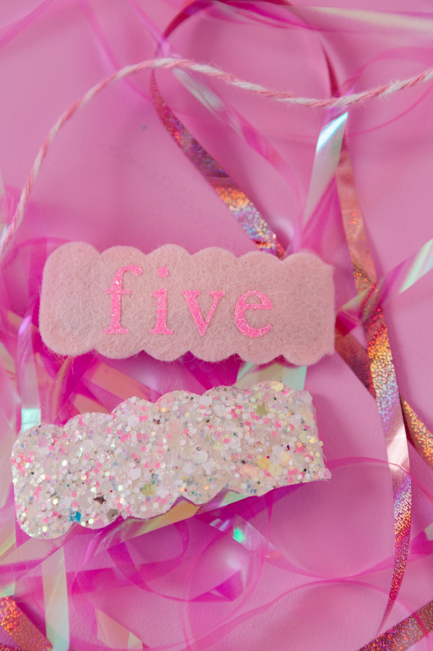 “One” Birthday Snap Clip Set