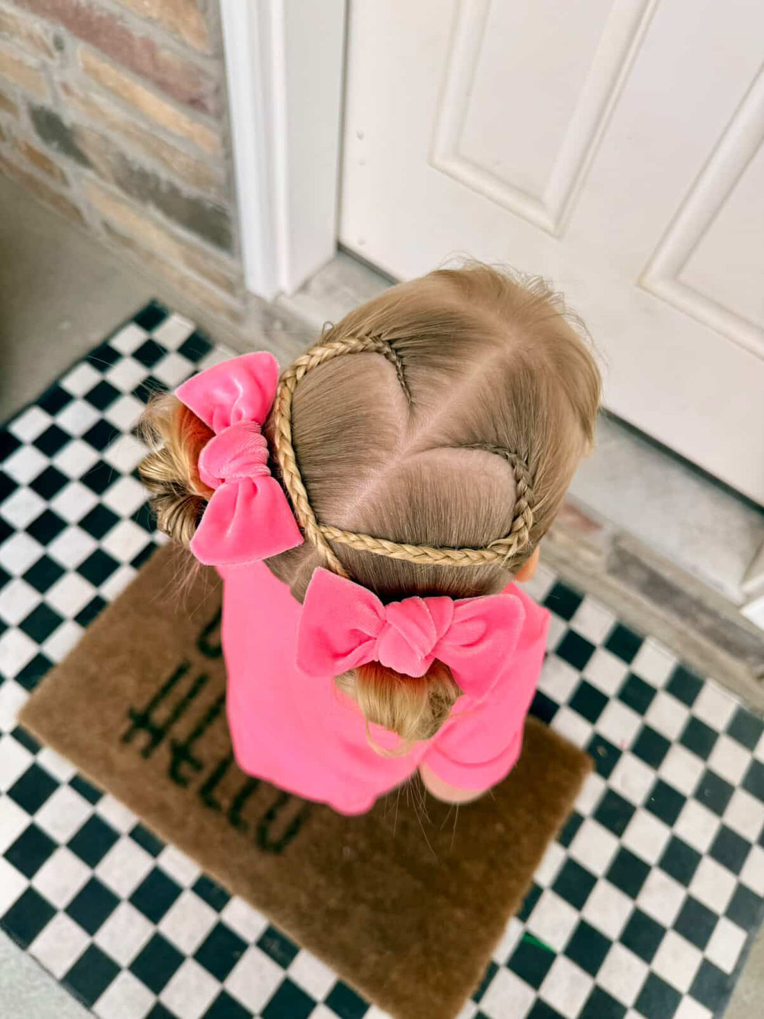 Easy Valentine Hairstyle For Girls 