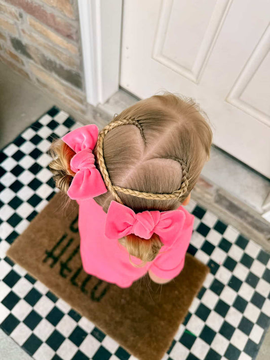 Easy Valentine Hairstyle For Girls 