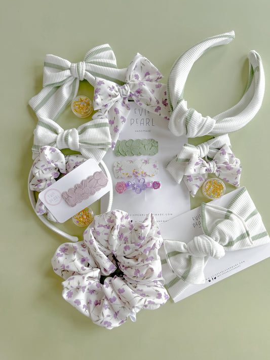 March Bow Subscription Reveal: Purple Florals + Fresh Spring Style for Your Girl