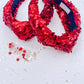 Red Sequins Knotted Headband for Girls & Women
