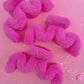 Hot Pink Fuzzy Large Claw Clip