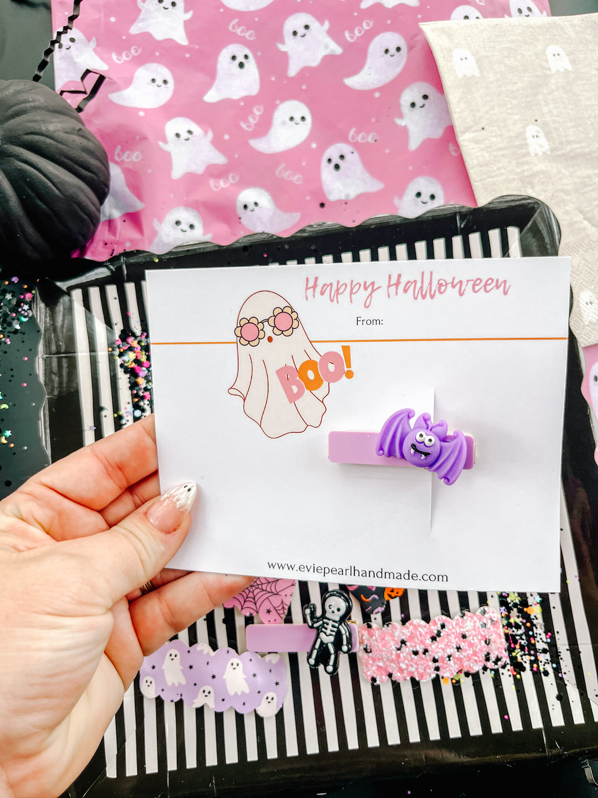 Spooky Cute Halloween Hair Clip