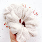 Cream Sherpa Oversized Scrunchy