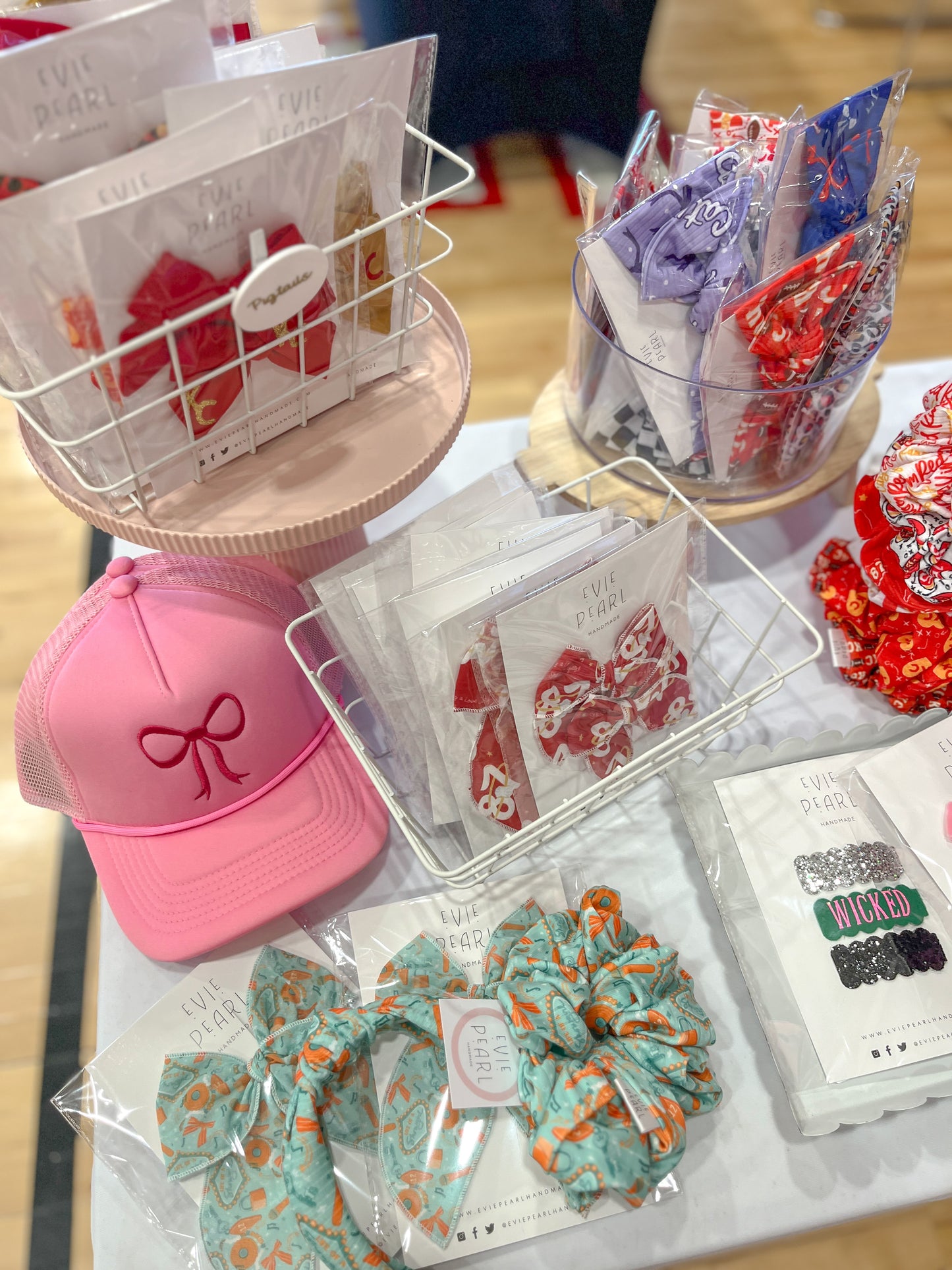 Pink Bow Trucker Hat