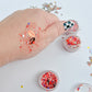 KU Rockchalk Jayhawk Red Blue Football Hair Glitter Gel