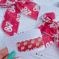 Red 87 Ring Its a Love Story Say Yes Single Snap Clip Barrette