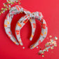 Gray KC Parade Get Loud Knotted Headband for girls & women