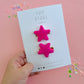 Pink Starburst Clip