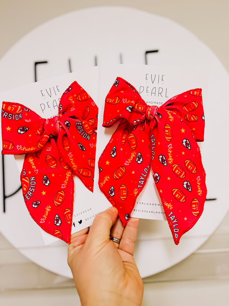 Red Taylor Version Oversized Bow