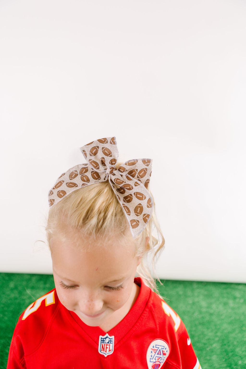 Leopard Football Game Day Bow