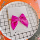 Plum Berry| Velvet Small Bow on Nylon Headband