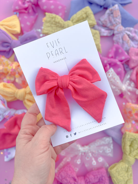 Coral Knit Large Pinwheel