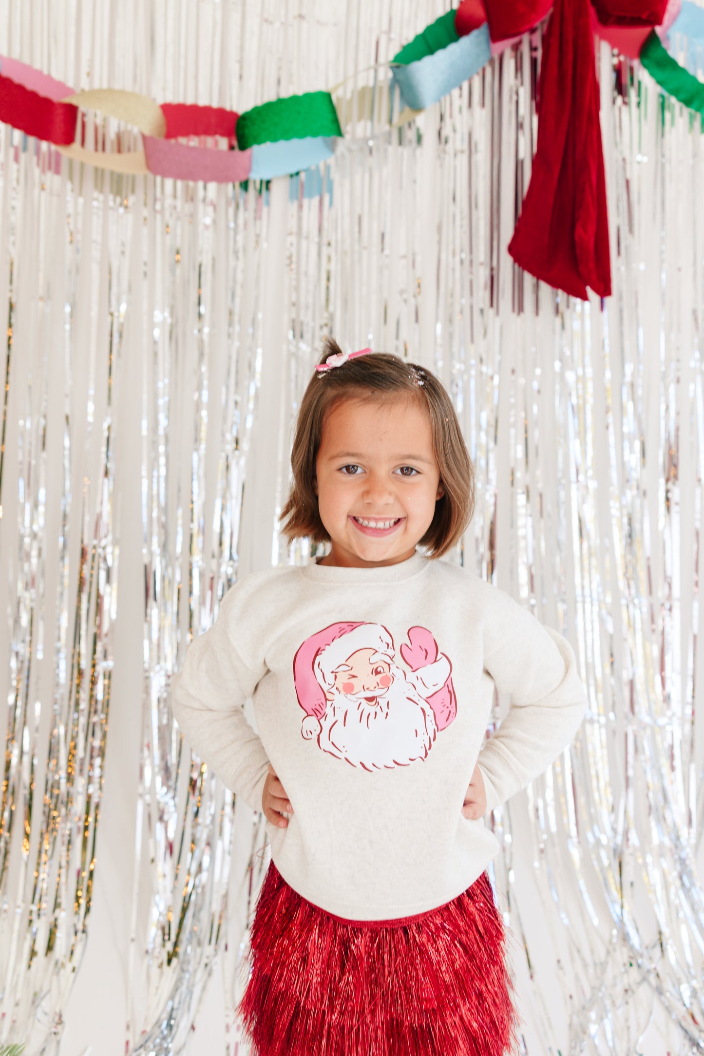 Pink Whimsical Gingerbread Reindeer Clip Set