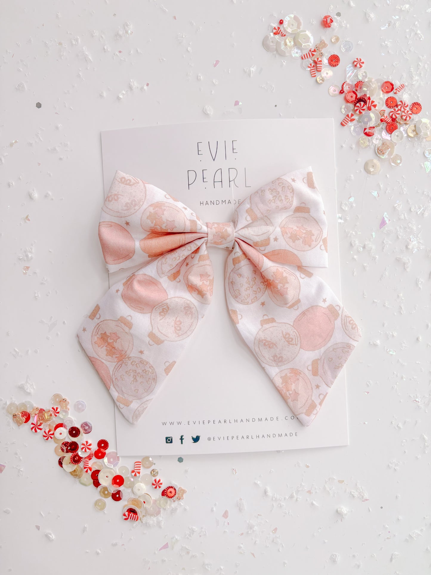 Whimsical Ornament Medium Sailor Bow