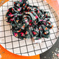 Black|Party Skellies Oversized Scrunchie