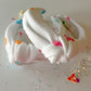 White Multicolored Daisy Knotted Headband for Girls & Women