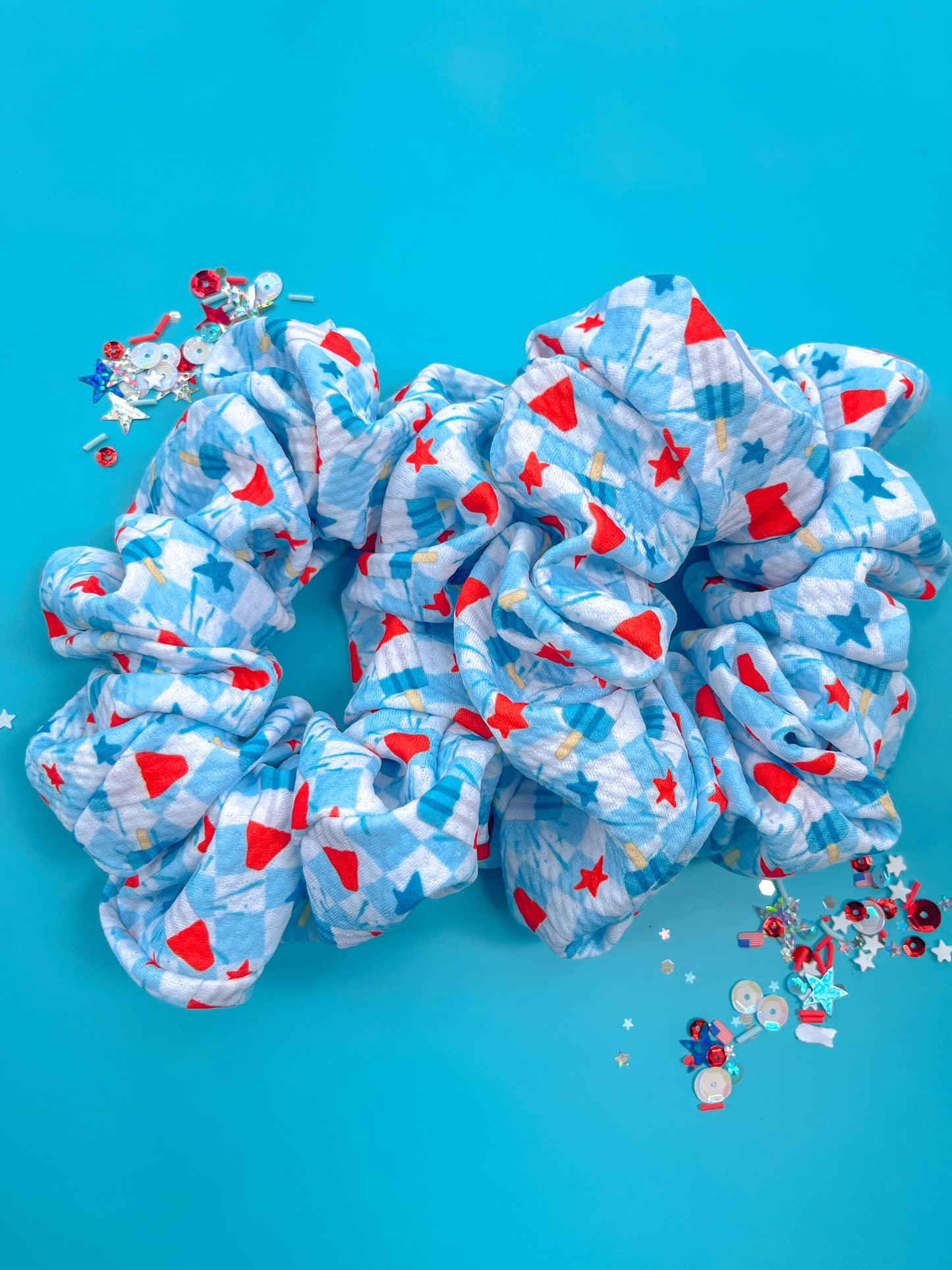 Fourth of July Oversized Scrunchy