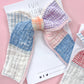 Vintage Quilt Patchwork Bow