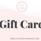 Evie Pearl Handmade Gift Card