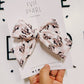 One Single Checkered Girl Mouse Large Pinwheel Bow