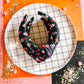 Black| Party Skullies Knotted Headband for Girls & Women