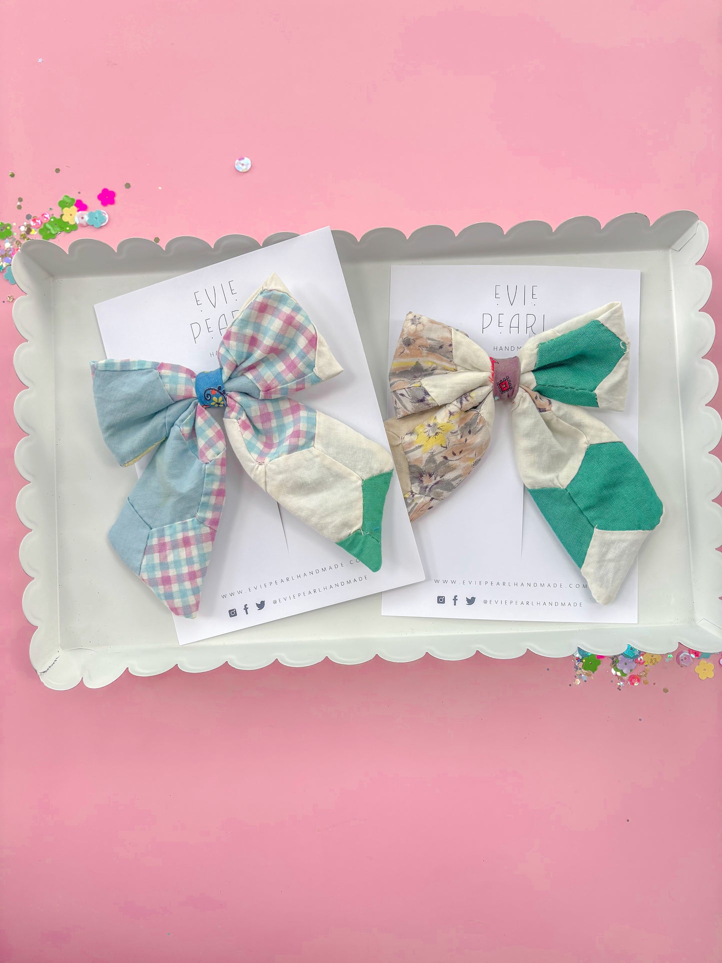 Vintage Heirloom Medium Sailor Hair Bow