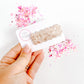 Champagne Glitter Single Snap Clip