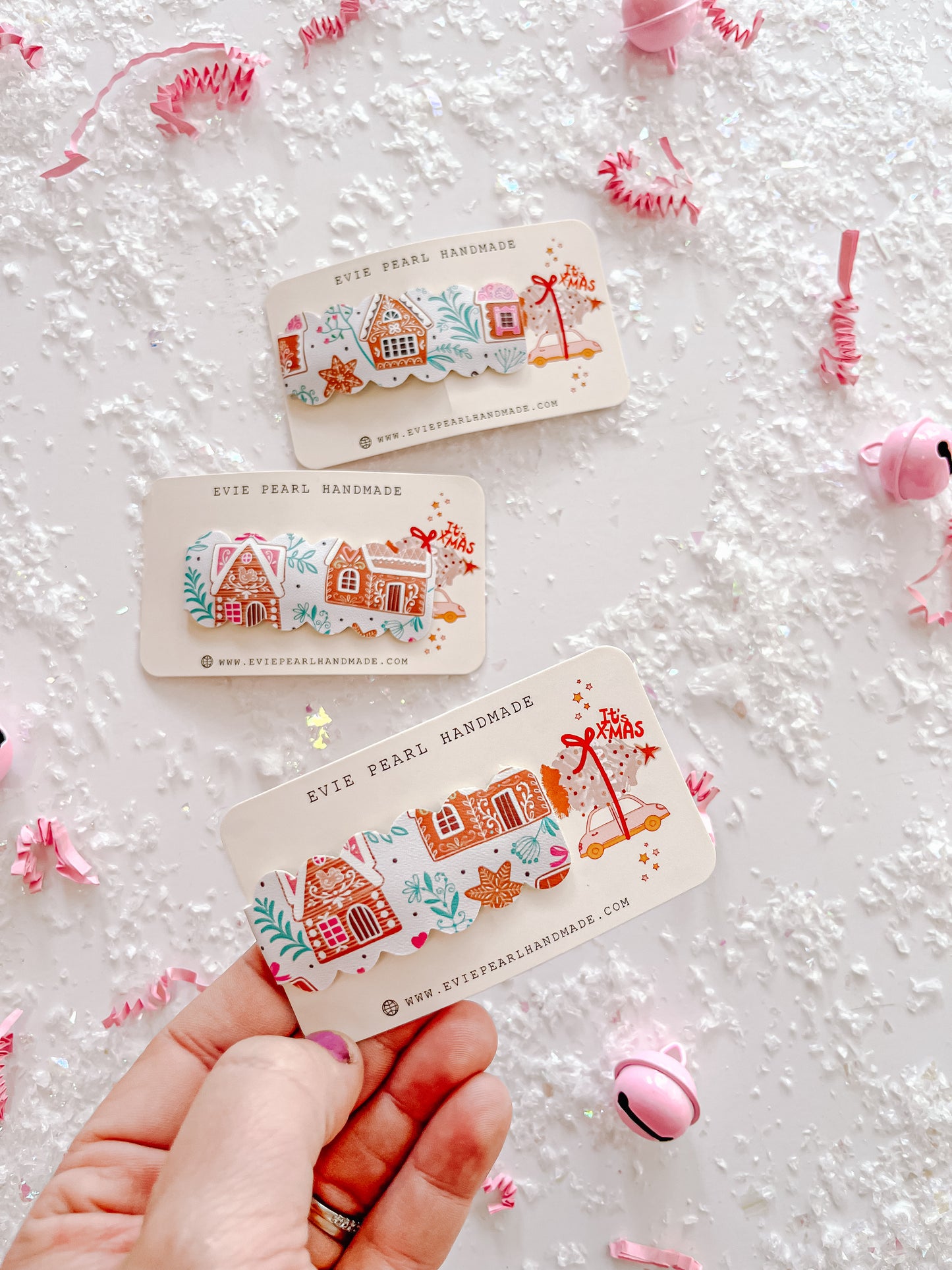 Whimsical Gingerbread Single Snap Clip