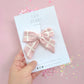 Medium Pink Grid Pinwheel