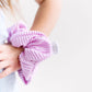 Lilac Ribbed Regular Scrunchy