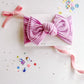 Lilac Ribbed Baby Bow Turban