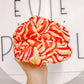 Red Gold White Zig Zag KC Print Knotted Headband