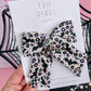 Bat Cheetah Large Pinwheel Bow