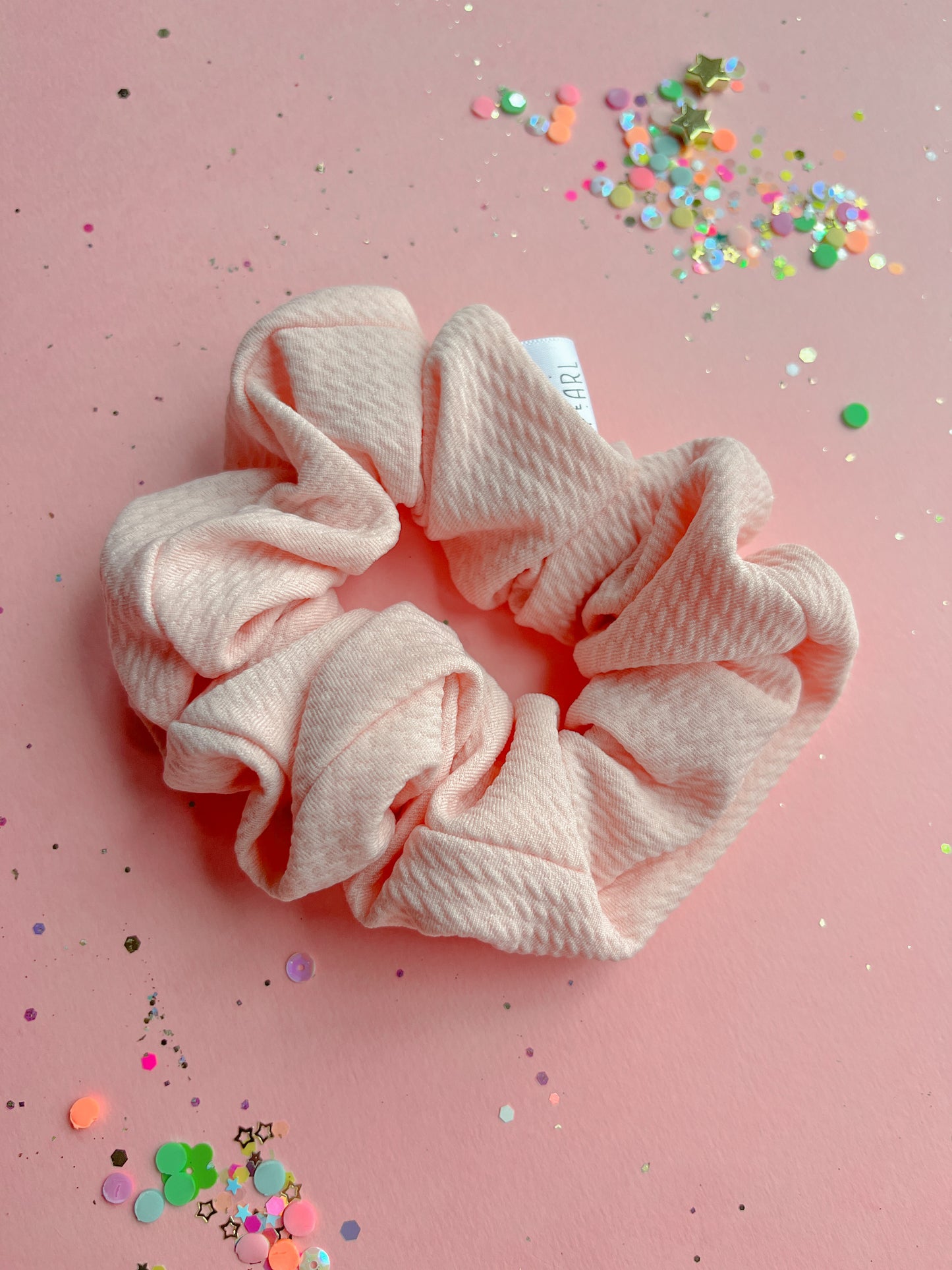 Pale Pink Bullet Regular Scrunchy