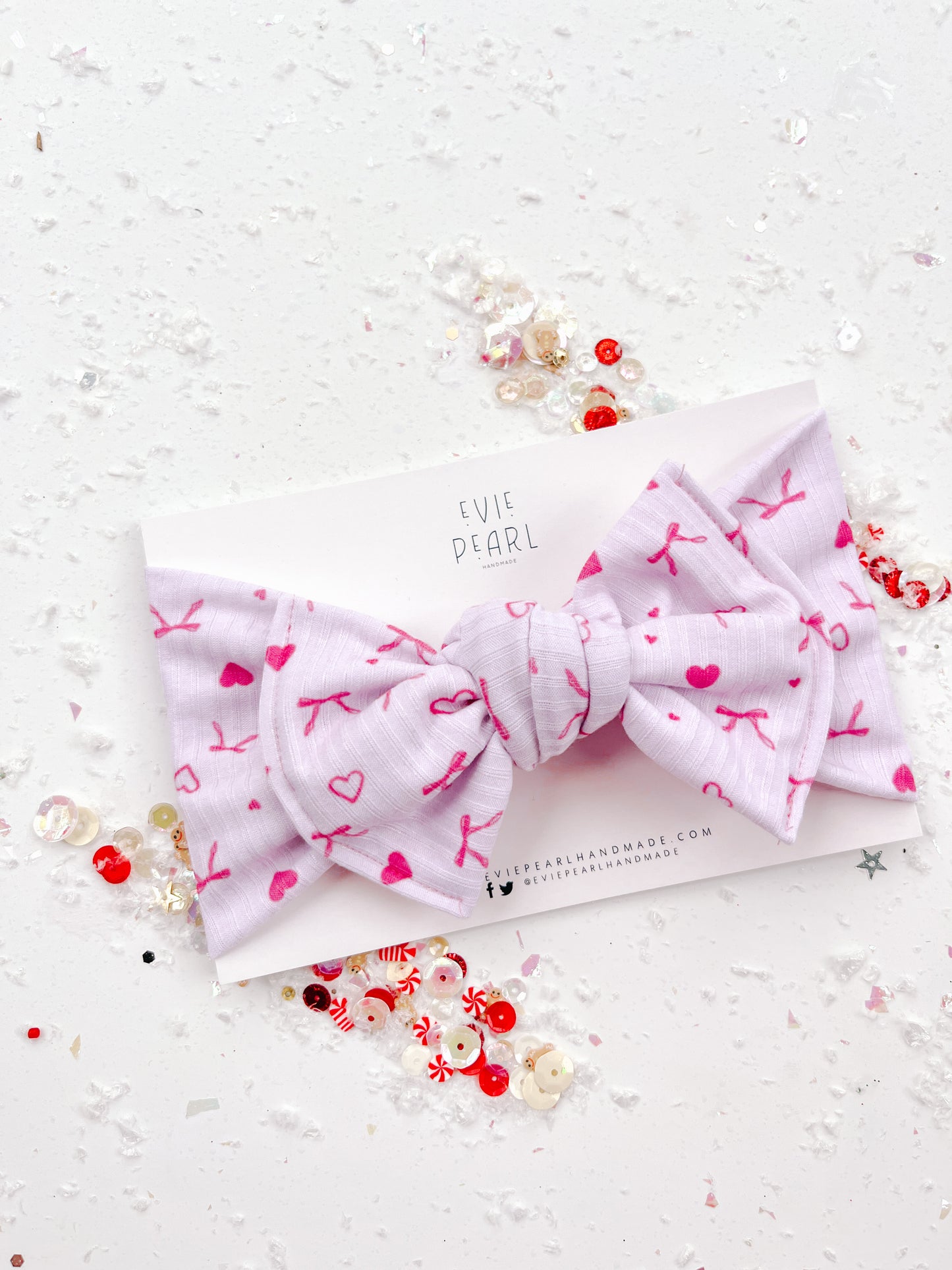 Pink Bows Baby Bow Turban for Baby & Toddler Girls