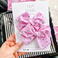 Pink Skulls Medium Pigtails