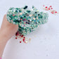 Mint Green Sequins Knotted Headband for Girls & Women