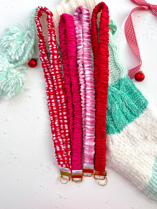 Holiday Scrunchy Lanyard