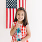 Red White Blue Star Pigtail Set